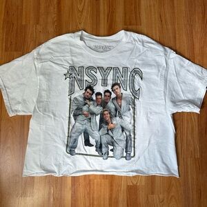 NSYNC Graphic Band Tee - White